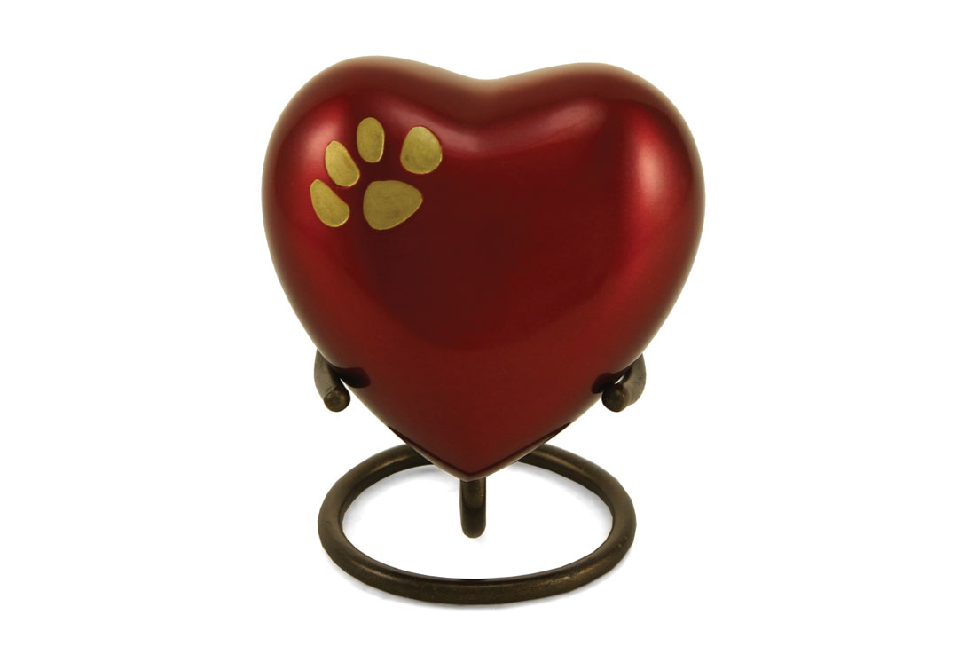 Keepsake Heart – Odyssey Single Paw Crimson-image