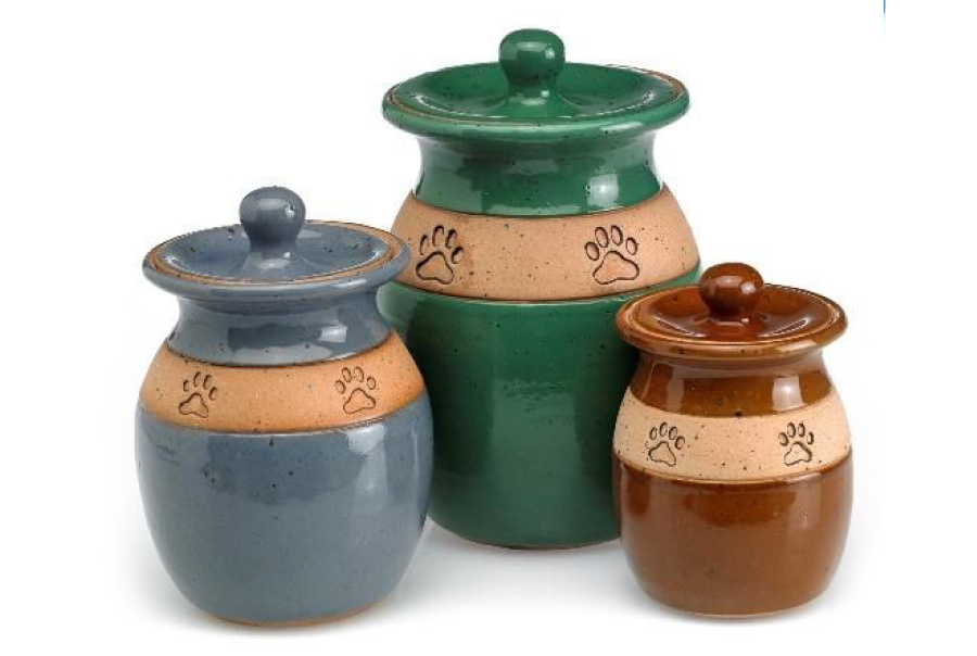 Ceramic Paw Print Urn-image