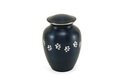 Classic Paw Print Urn – Blue-image