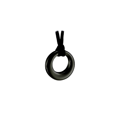 Circle of Life Pendant – Midnight Steel-image