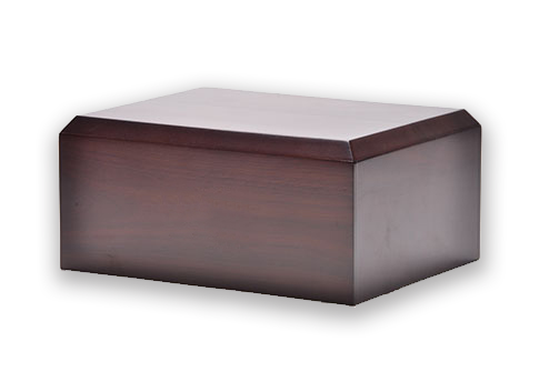 Traditional Solid Wood Urn – Walnut-image