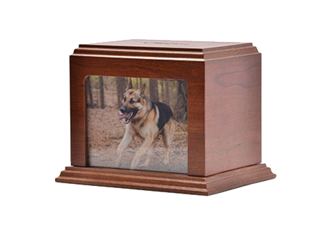 Elegant Photo Urn – Cherry-image