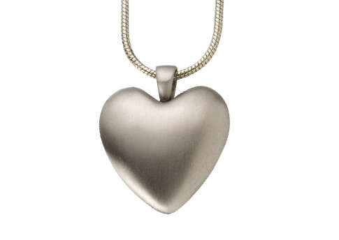 Heart Pendant – White Bronze-image